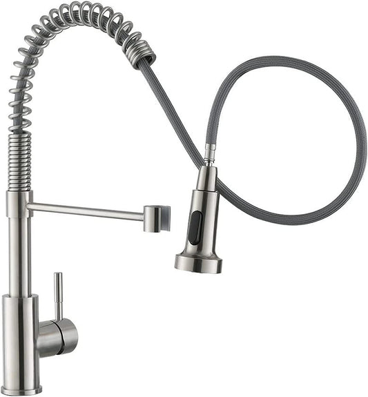 Kitchen Faucet Low Lead Commercial Solid Brass Single Handle Single Lever