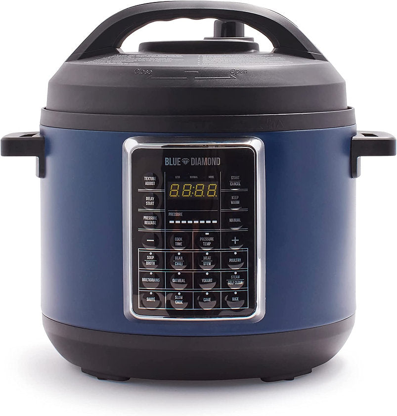 Blue Diamond Ceramic Nonstick, 16-in-1 6QT Electric Pressure Cooker