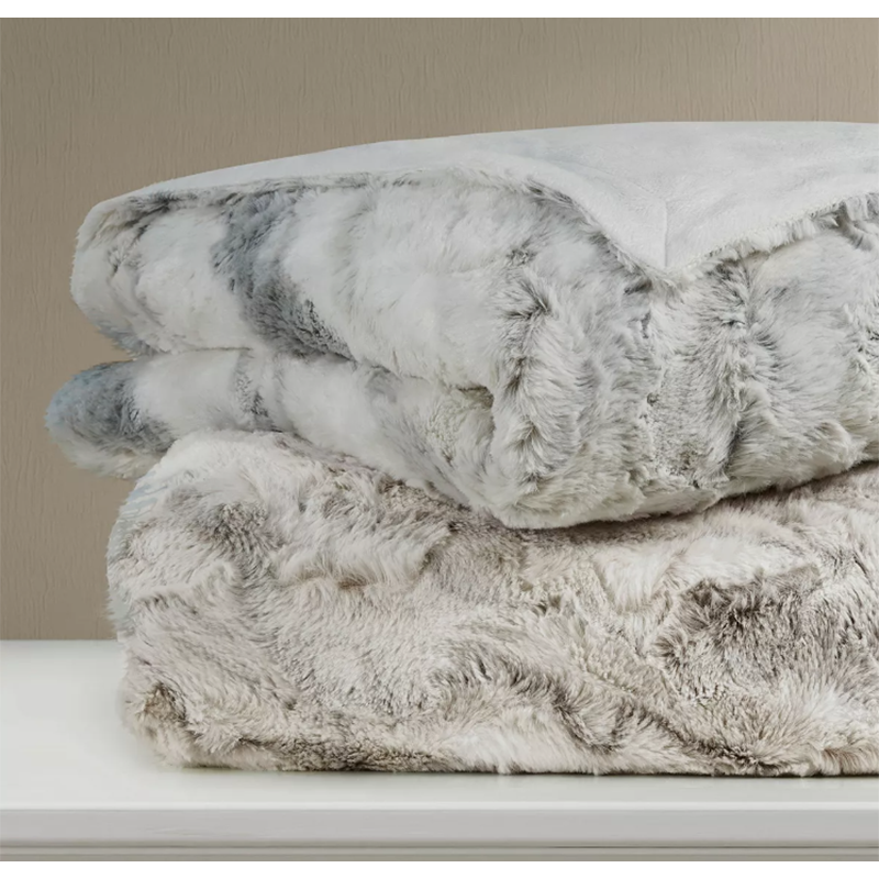 Madison Park Sachi Faux-Fur Throw, 60" x 70"