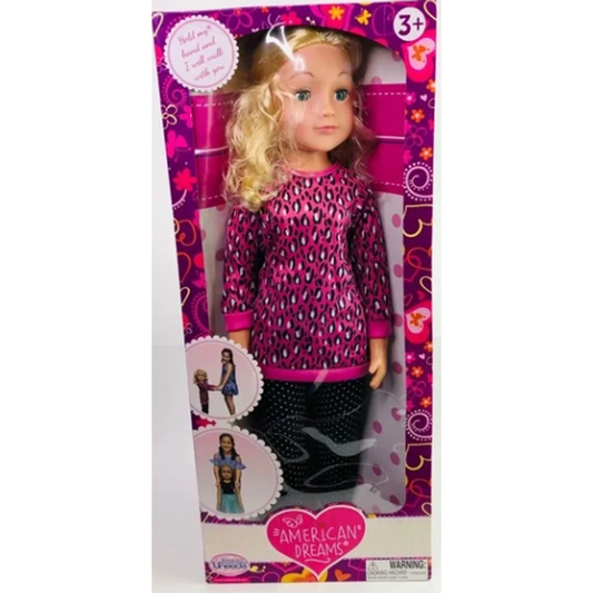 American Dreams Doll Wispy Walker By Uneeda New In Box. Blond Brands 27"