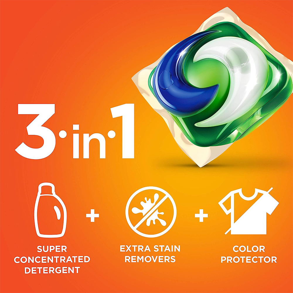 Tide PODS Liquid Laundry Detergent Soap Pacs, HE Compatible, 42 Count, Powerful 3-in-1 Clean in one Step, Original Scent