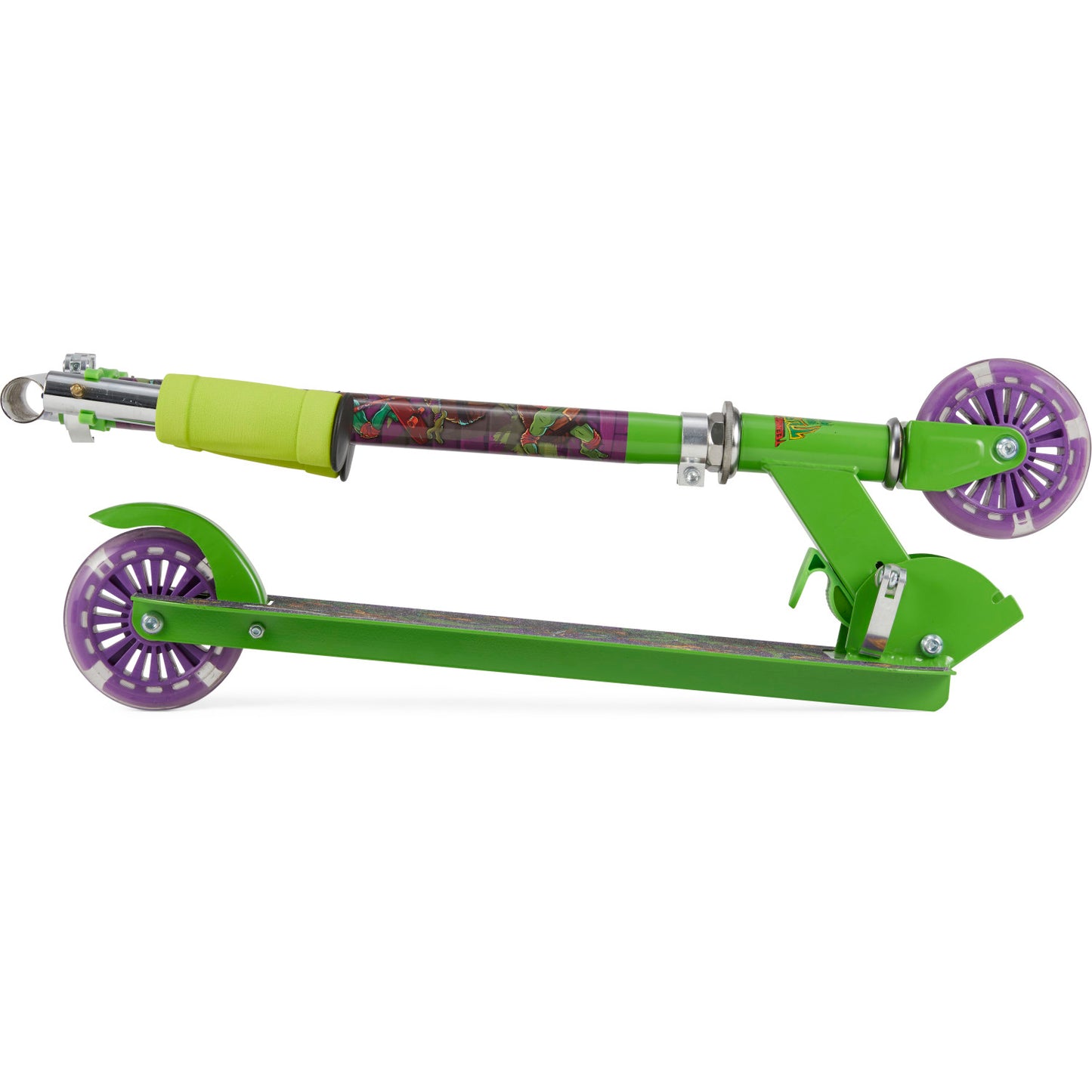 Teenage Mutant Ninja Turtles 2 Wheel Kids Kick Scooter with Light Up Wheels, Kids Ages 5+, Unisex, Green