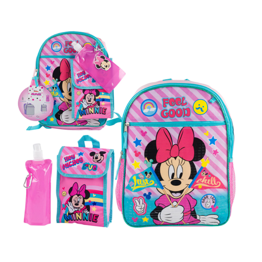 5pc Minnie Mouse Backpack Set