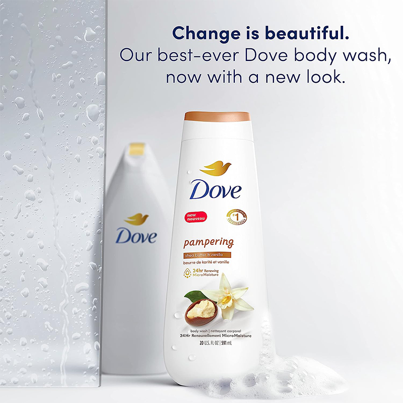 Dove Purely Pampering Body Wash, Shea Butter With Warm Vanilla