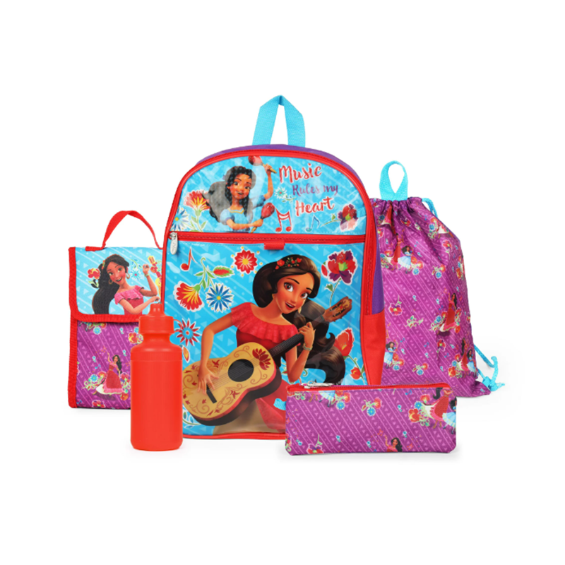 Disney Elena the Avalor Backpack Back to School 5 Piece Essentials Set