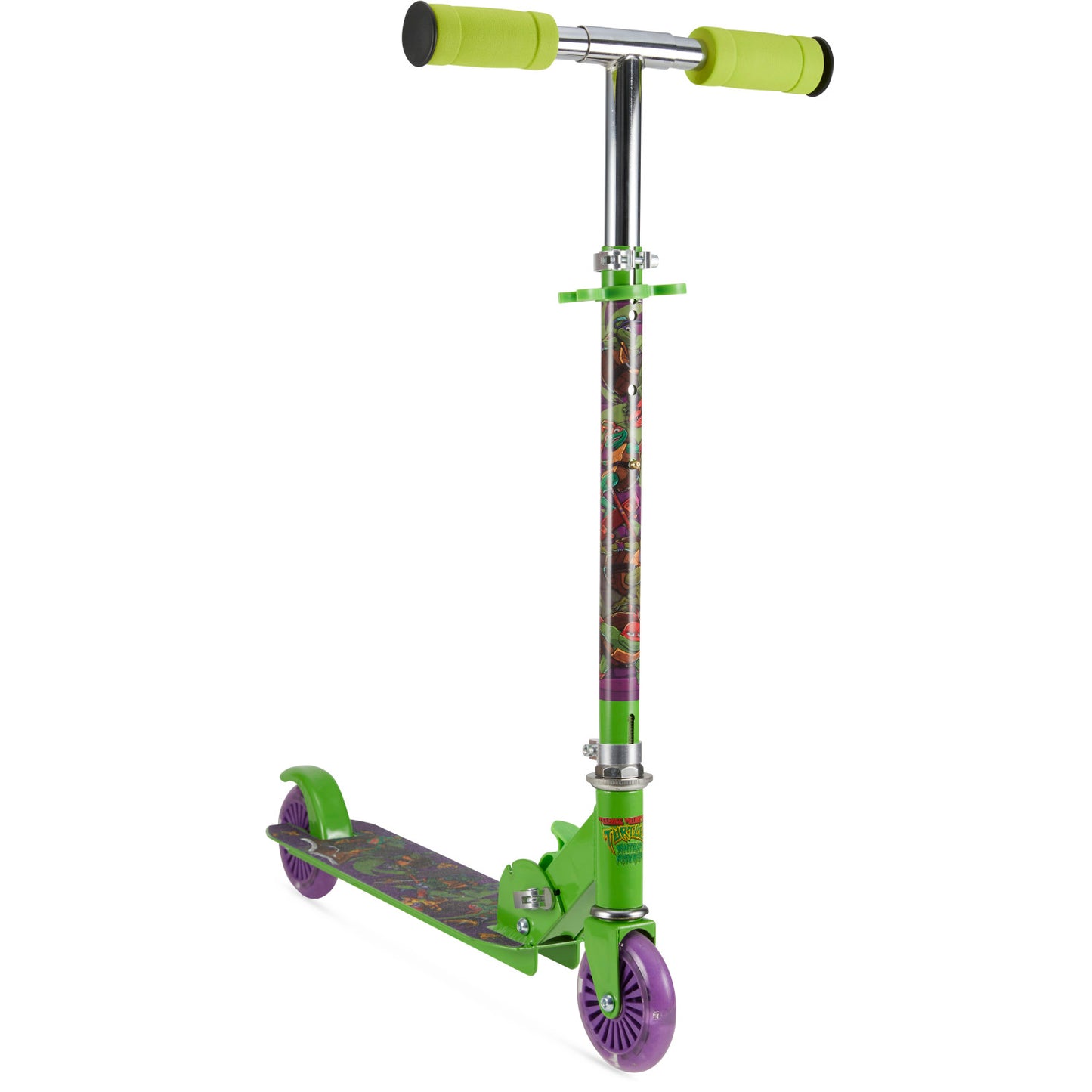 Teenage Mutant Ninja Turtles 2 Wheel Kids Kick Scooter with Light Up Wheels, Kids Ages 5+, Unisex, Green