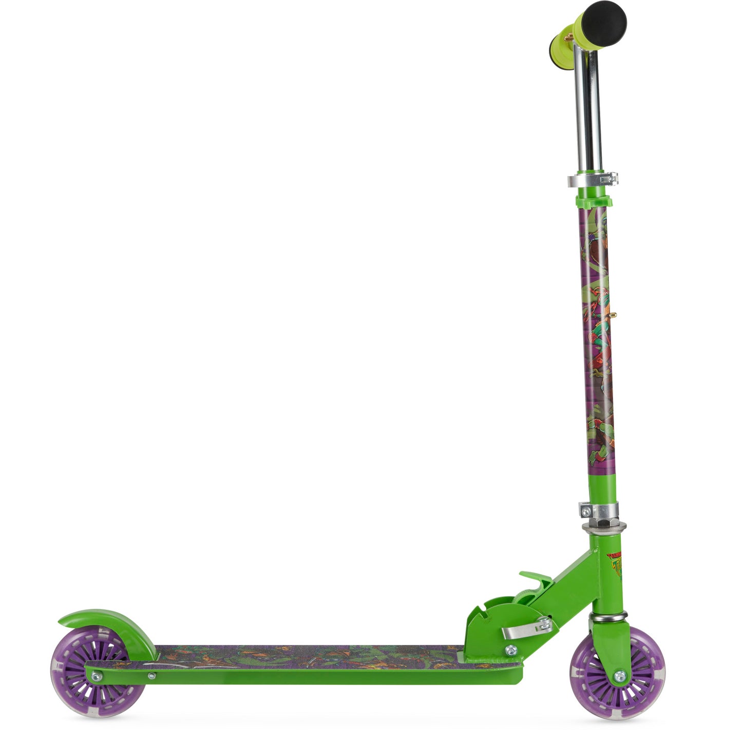 Teenage Mutant Ninja Turtles 2 Wheel Kids Kick Scooter with Light Up Wheels, Kids Ages 5+, Unisex, Green